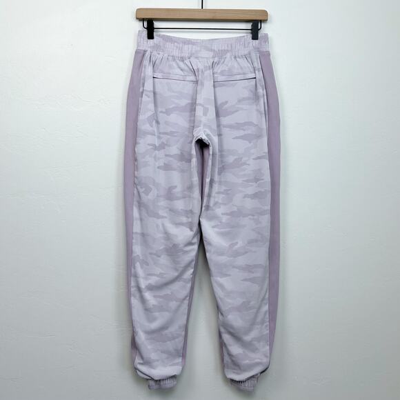 Athleta Light Purple Camo Brooklyn Warm Lined Joggers - Picture 8 of 11